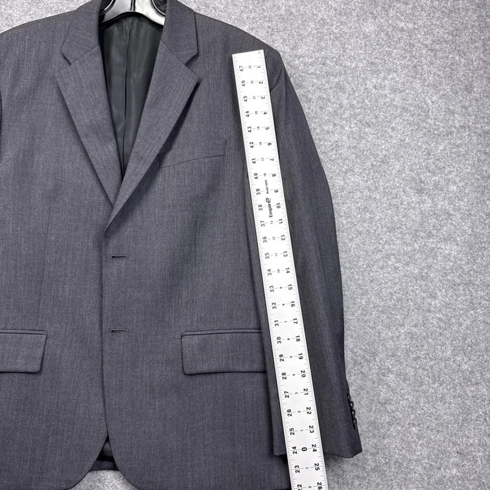 Banana Republic Mens Wool‎ Suit 42S Blazer 36/32 Tailored Pants Charcoal Gray